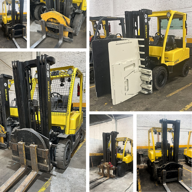 renta de montacargas con aditamentos en Monterrey